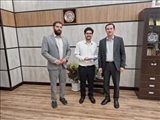تقدیر از دبیر انجمن علمی عمران توسط ریاست دانشگاه بناب