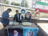 برپایی ایستگاه صلواتی به مناسبت سالگرد ارتحال امام خمینی(ره ) 