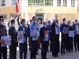 تجمع اعتراضی در محکومیت حملات رژیم غاصب اسرائیل